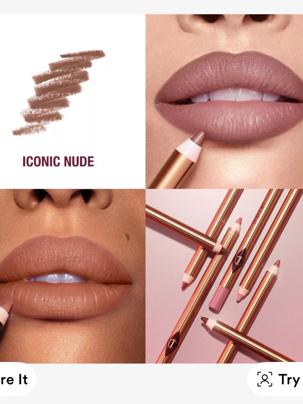 Iconic nude CHARLOTTE TILBURY LIP CHEAT
